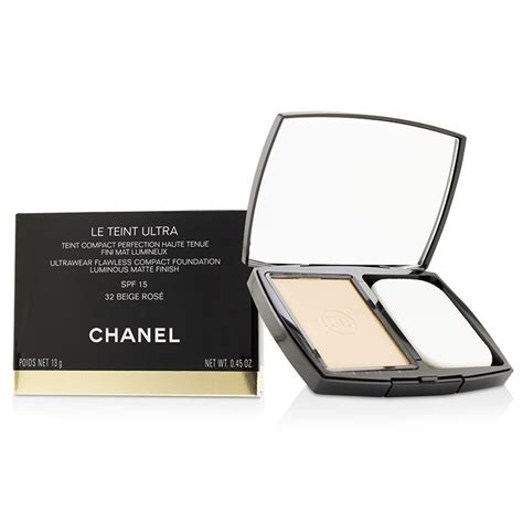 chanel flawless compact foundation|Chanel foundation 32 beige rose.